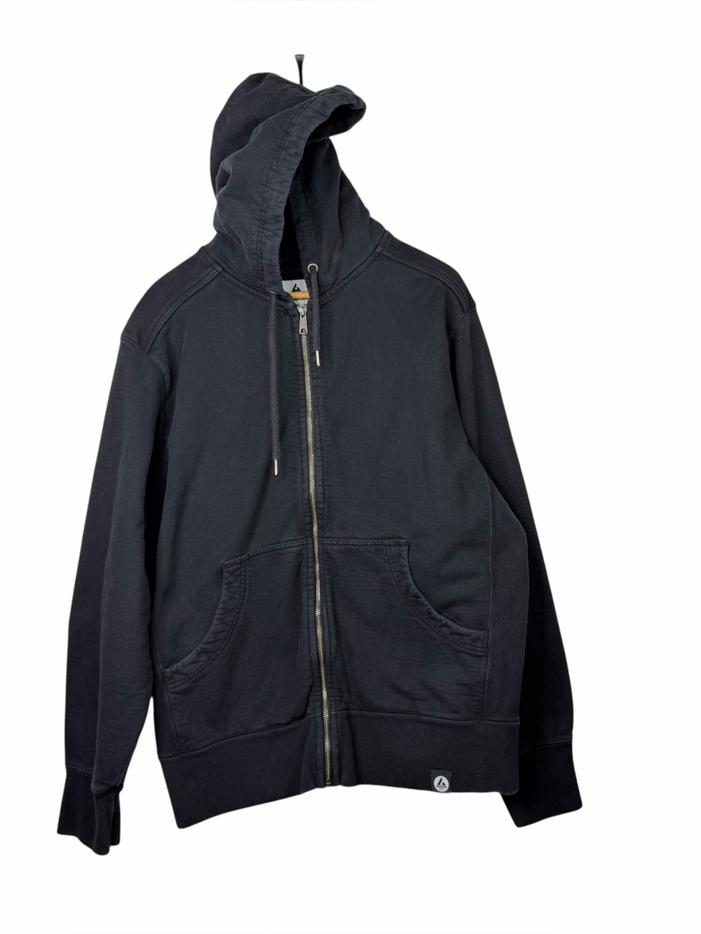 AMERICAN GIANT Classic Full Zip Black Heavyweight Hoodie Hooded Jacket USA XXL